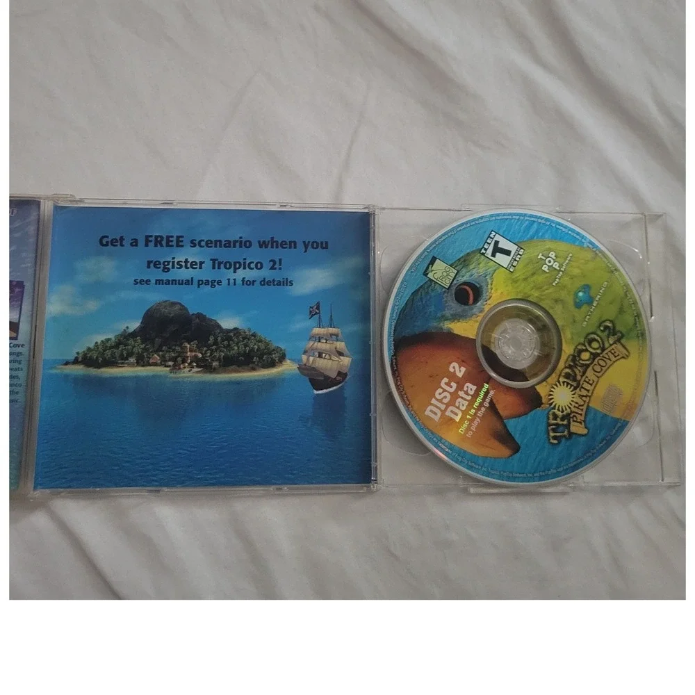 Tropico 2 Pirate Cove PC Game 2003 Frog City Gathering PC CD-ROM